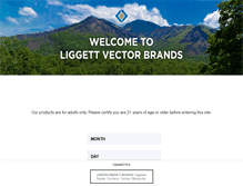 Tablet Screenshot of liggettvectorbrands.com
